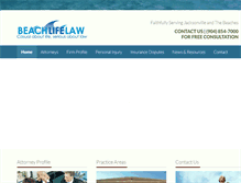 Tablet Screenshot of beachlifelaw.com